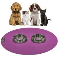 Produktbild von SANOZOO Runde Napfunterlage Öko-Tex Pflaume 60 cm