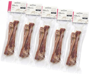 Santaniello Edelschinken-Knochen Mini-Fibula Kauknochen aus Schwein 10 Stück – Bild 1 von 2
