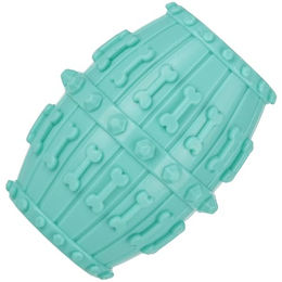 sarcia.eu Hundespielzeug Beißring mit Noppen 2in1 zur Zahnpflege Türkis 11,5 cm – Bild 1 von 4