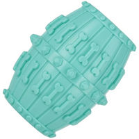 Produktbild von sarcia.eu Hundespielzeug Beißring mit Noppen 2in1 zur Zahnpflege Türkis 11,5 cm