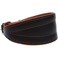 Produktbild von sarcia Hundehalband Chart Neo Schwarz-Braun aus Kunstleder 55 cm - 55 cm
