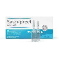 Produktbild von Sascupreel Injektionslösung für Tiere zur veterinärmedizinischen Anwendung