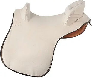 Produktbild von Sattelbezug Hispano Hipica für Pferde in Beige und Weiß