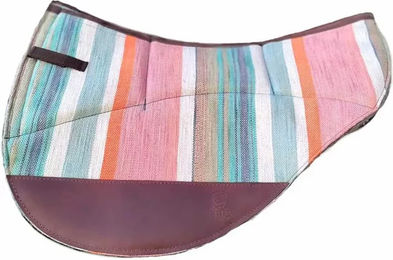 Produktbild von Satteldecke für Pferde Edix Saddles aus Filz in Rosa oder Bunt Größe M/L