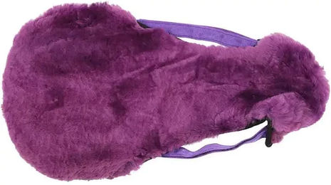 Produktbild von Satteldecke für Pferde Edix Saddles aus Plüsch in Lila Größe M