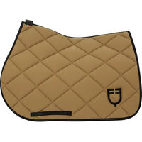 Produktbild von Satteldecke für Pferde Equestro GP in Braun und Beige für Warmblut