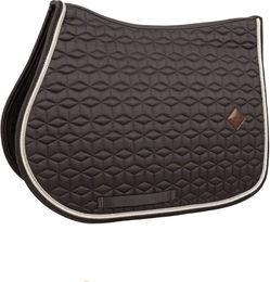Satteldecke für Pferde Kentucky Horsewear Classic für Vollblut in Grau oder Schwarz – Bild 1 von 1