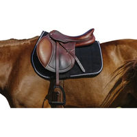Produktbild von Satteldecke für Pferde Riding World aus Cord in Schwarz