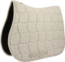 Produktbild von Satteldecke für Pferde Riding World Sunshine aus Baumwolle in Silber und Beige