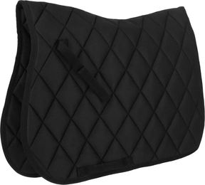 Satteldecke Riding World School für Pferde Schwarz aus Polyester für Vollblut – Bild 1 von 1