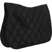Produktbild von Satteldecke Riding World School für Pferde Schwarz aus Polyester für Vollblut