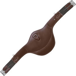 Sattelgurt Canter aus Leder in Braun – Bild 1 von 1