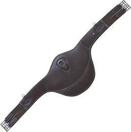 Sattelgurt Canter aus Leder in Braun oder Schwarz – Bild 1 von 1