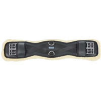 Produktbild von Sattelgurt Cross-Dressur mit Fell Schwarz 60 cm