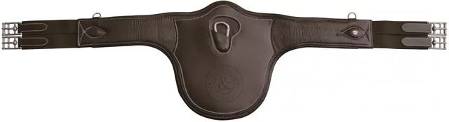 Produktbild von Sattelgurt Flags&Cup aus Leder in Braun