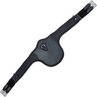 Produktbild von Sattelgurt Flags&Cup aus Leder in Schwarz