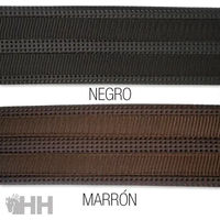Produktbild von Sattelgurt Hispano Hipica aus Kunstleder in Braun 60 cm
