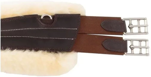 Produktbild von Sattelgurt Kavalkade aus Leder 145 cm Schwarz oder Braun