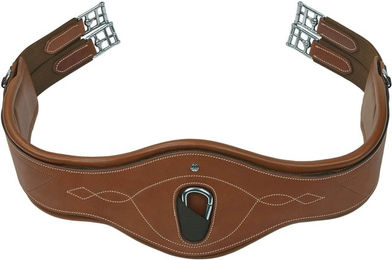 Sattelgurt Take-Off Line LG Langgurt aus Leder Braun 130 cm – Bild 1 von 1