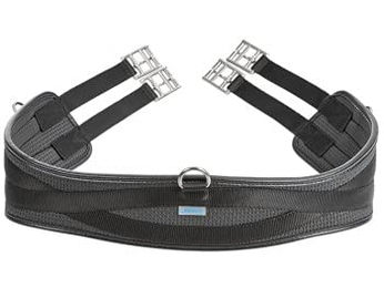 Produktbild von Sattelgurt VINYL-LONG D aus Kunststoff in Schwarz - 115 cm