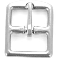 Produktbild von Sattelgurtenschnalle für Englischreiten von Umbria Equitazione aus Edelstahl in Silber