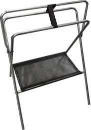 Sattelhalter One Equestrian in Schwarz und Silber – Bild 1 von 1