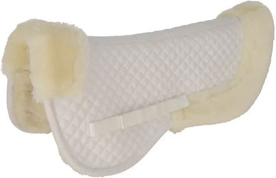 Produktbild von Sattelpad Covalliero aus Baumwolle in Weiß