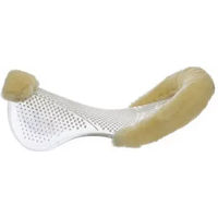 Produktbild von Sattelpad Hispano Hipica Salvacruz Gel Beige Weiß für Vollblut