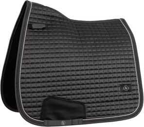 Produktbild von Sattelunterlage aus Satin für Pferde BR Equitation Capri Schwarz Vollblut