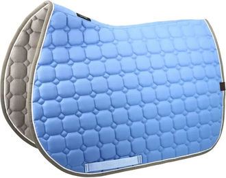 Sattelunterlage Equithème Orion für Pferde aus Polyester in Blau – Bild 1 von 1