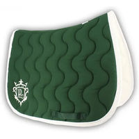 Produktbild von Sattelunterlage Pénélope Classique für Pferde aus Polyester in Weiß oder Grün