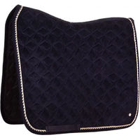 Produktbild von Sattelunterlage QHP Orlando für Pferde aus Polyester in Blau für Pony