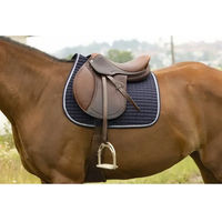 Produktbild von Sattelunterlage Riding World Girly Blau aus Polyester für Pferde