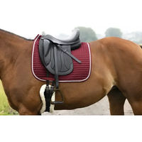 Produktbild von Sattelunterlage Riding World Girly für Pferde aus Polyester in Rot