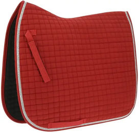 Produktbild von Sattelunterlage Riding World Girly für Pferde in Rot aus Polyester