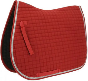 Produktbild von Sattelunterlage Riding World Girly für Ponys in Rot aus Polyester