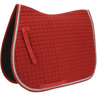 Produktbild von Sattelunterlage Riding World Girly für Ponys in Rot aus Polyester