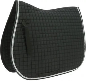 Produktbild von Sattelunterlage Riding World Girly für Ponys in Schwarz aus Polyester