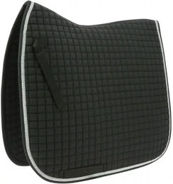 Produktbild von Sattelunterlage Riding World Girly Schwarz aus Polyester für Pferde