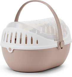 Savic Elmo Transportbox für Kleintiere aus Kunststoff Größe L Rosa – Bild 1 von 2
