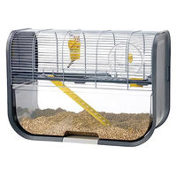 Produktbild von Savic Geneva Hamsterkäfig für Hamster und Rennmäuse Grau Transparent Kunststoff Größe L