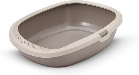 Savic Gizmo Happy Planet Katzentoilette Medium Moka Granit Grau aus recyceltem Material 44x35,5x12,5 cm – Bild 1 von 6