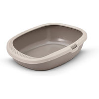 Produktbild von Savic Gizmo Happy Planet Katzentoilette Medium Moka Granit Grau aus recyceltem Material 44x35,5x12,5 cm