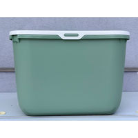 Produktbild von Savic Hop In Top Entry Katzentoilette Grün Weiß