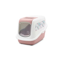 Produktbild von Savic Impression Jumbo Haubentoilette für Katzen in Rosa 56x39x38,5 cm aus Kunststoff