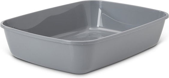 Produktbild von Savic Katzentoilette Iriz offene Katzen-Schalentoilette aus Kunststoff Grau 42 cm