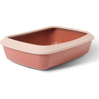 Produktbild von Savic Katzentoilette Iriz offene Schalentoilette aus Kunststoff in Rot/Rosa