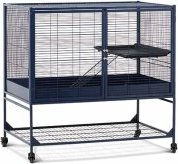 Savic Kleintierkäfig Royal Suite XL für Frettchen Ratten und Chinchillas in Blau mit Rollen – Bild 1 von 7