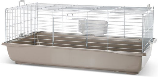 Produktbild von Savic Kleintierkäfig Theo 120 aus Metall für Meerschweinchen und Kaninchen L 118 x B 64,5 x H 47 cm