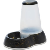 Produktbild von Savic Loop Marble Futterspender aus Kunststoff für Trockenfutter Schwarz-Gold - 3 l